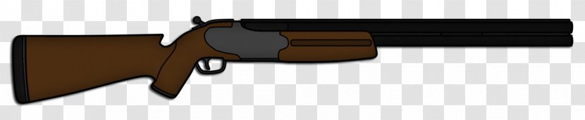 Trigger Double-barreled Shotgun Drawing Cartoon - Silhouette - Weapon Transparent PNG