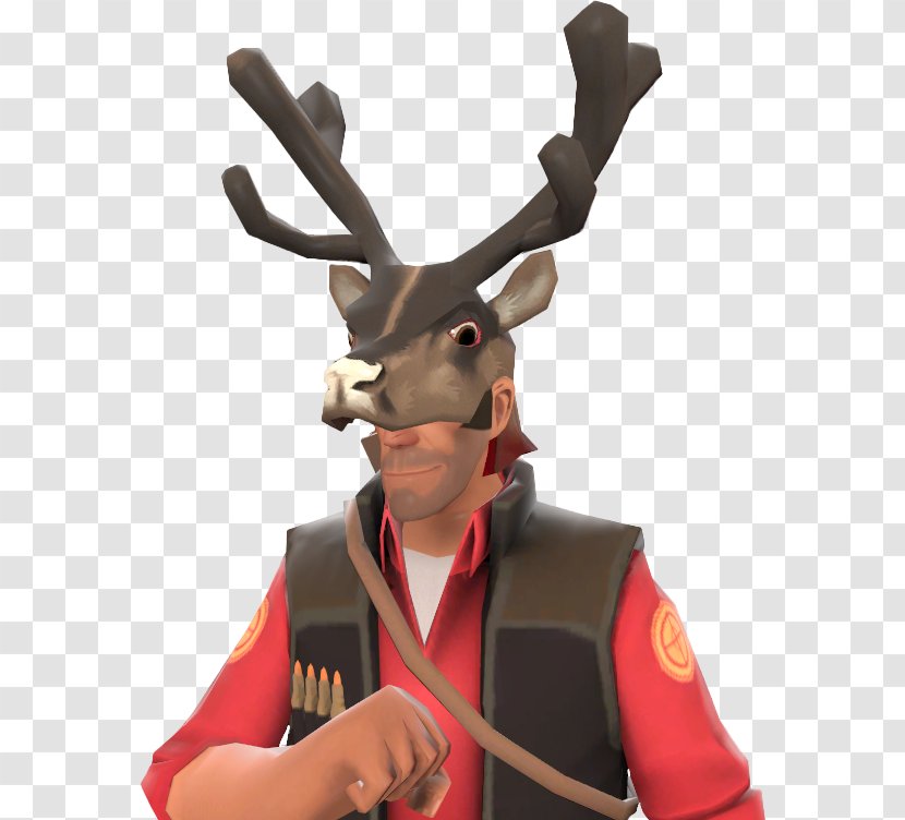 Reindeer Team Fortress 2 Steam Rudolph - Bonnet Transparent PNG