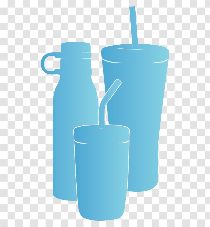 Straw Background - Aqua - Drinking Party Supply Transparent PNG