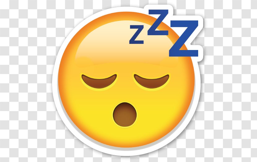 Emoji Sleep Sticker Emoticon Kaomoji - Face - Smiley Transparent PNG