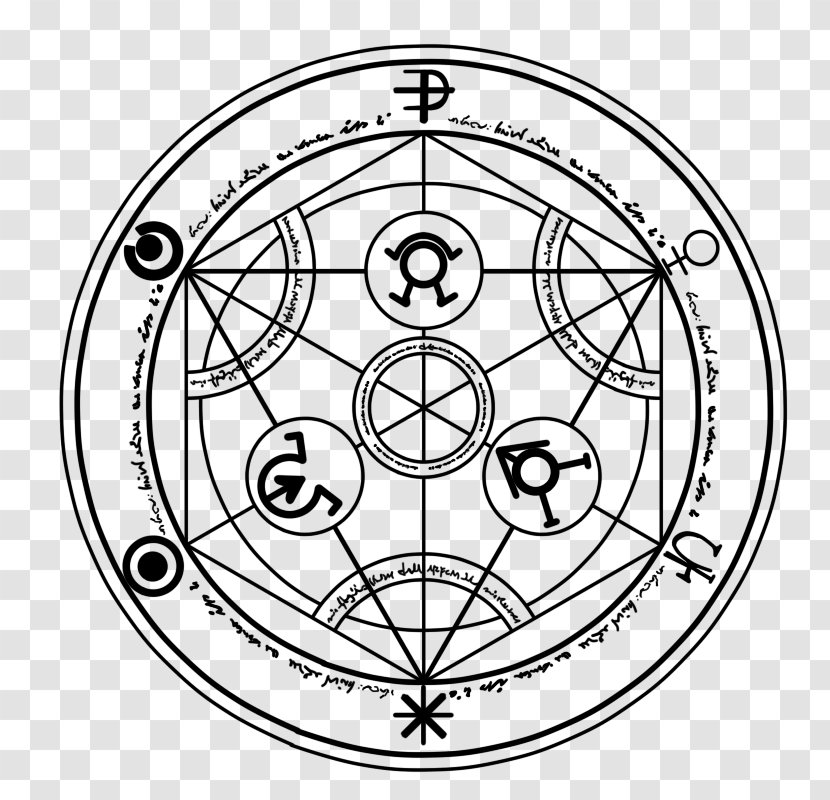 Circle Alchemy Human Transmutation Nuclear Geometry - Sacred Transparent PNG