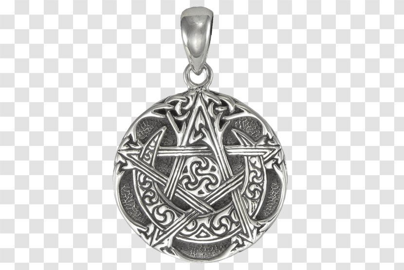 Locket Pentacle Charms & Pendants Sterling Silver Pentagram - Wicca Transparent PNG