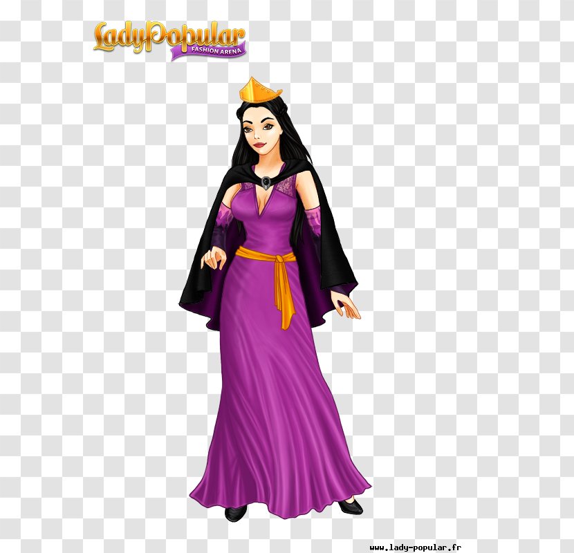 Robe Lady Popular Dress Code Classifications Of Fairies - Purple - Blanche Neige Transparent PNG