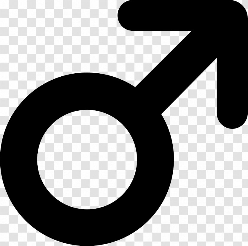 Gender Symbol - Black And White Transparent PNG
