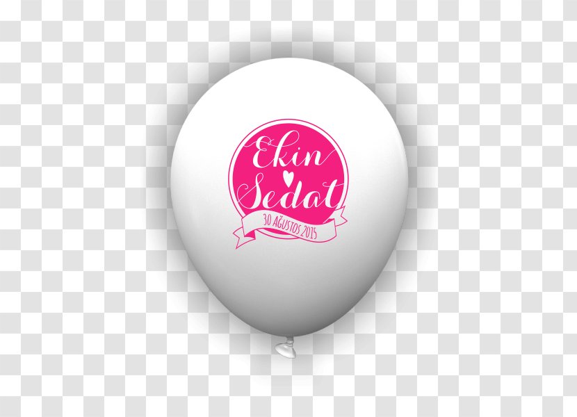 Balloon Logo Pink M - Party Supply Transparent PNG