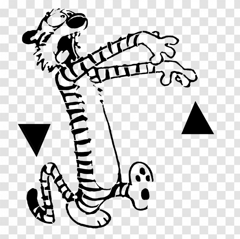 Tiger Calvin And Hobbes Comic Strip - Frame Transparent PNG