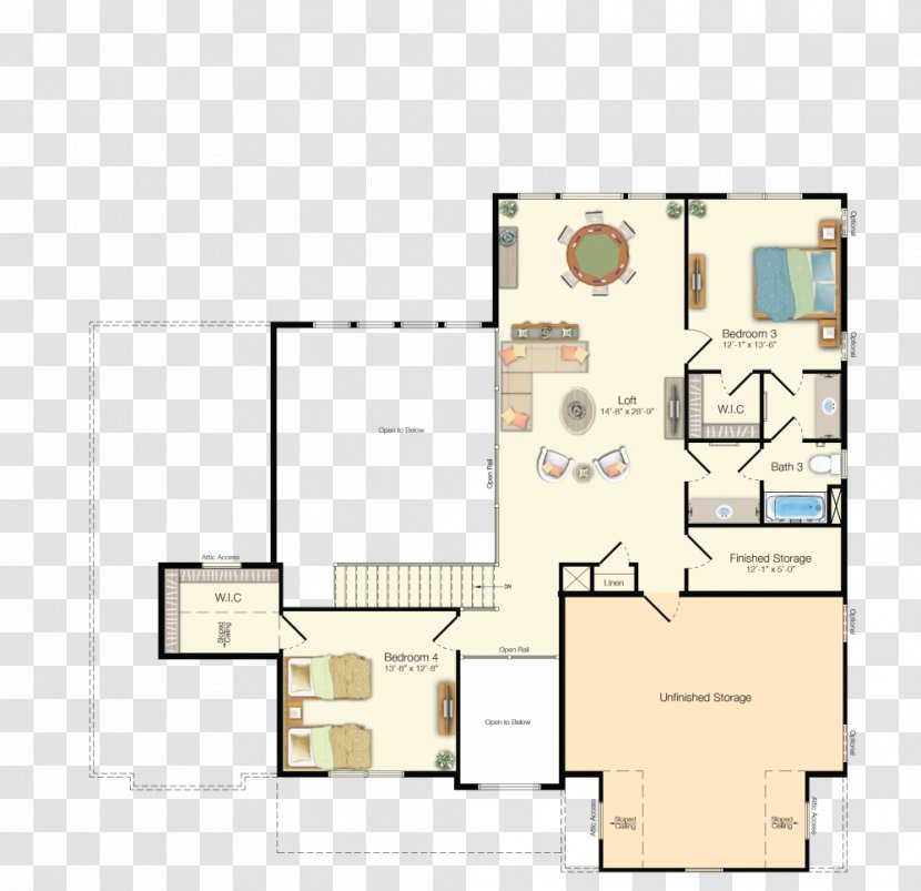 Floor Plan House Lakeside - Home Transparent PNG
