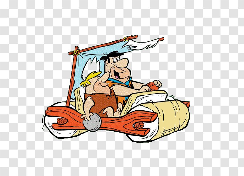 Fred Flintstone Car Wilma Bamm-Bamm Rubble The Flintstones - Baby Sign Transparent PNG