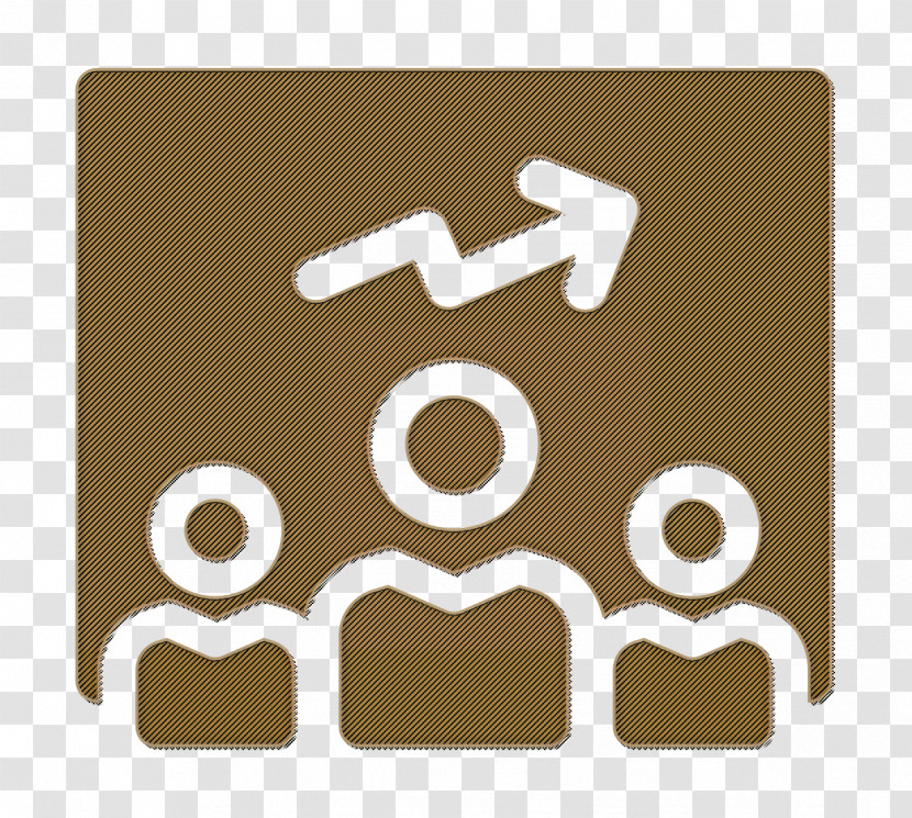 Filled Management Elements Icon Presentation Icon Team Icon Transparent PNG