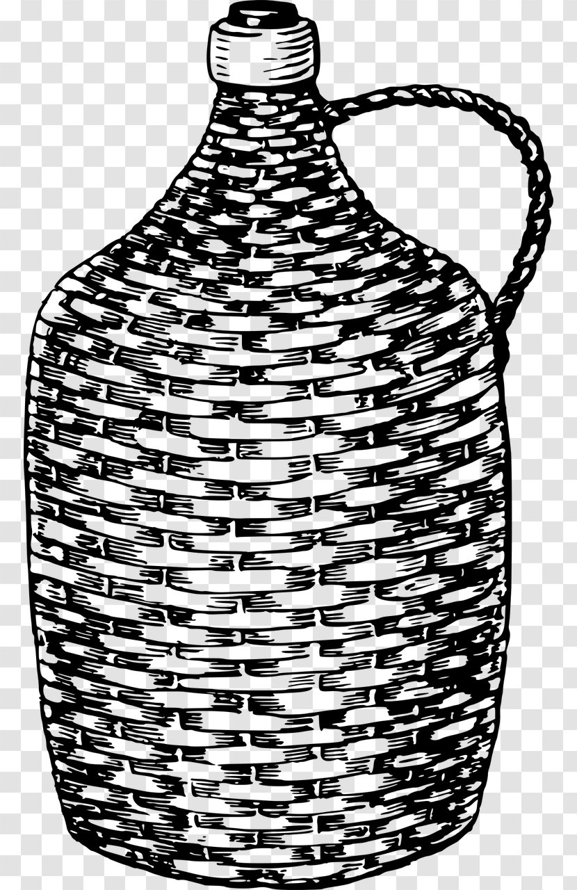 Beer Wine Carboy Gueuze Bottle - Monochrome Photography Transparent PNG