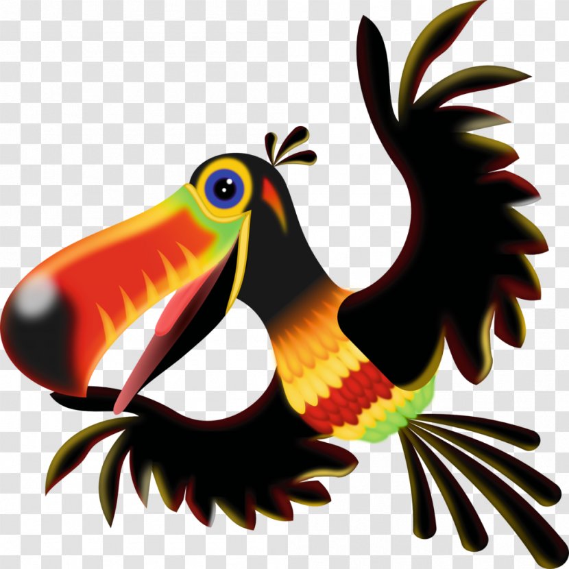Toucan Bird Drawing Piciformes - Wing - Tucan Transparent PNG