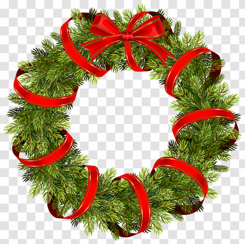 Christmas Decoration Wreath Clip Art - Ornament Transparent PNG