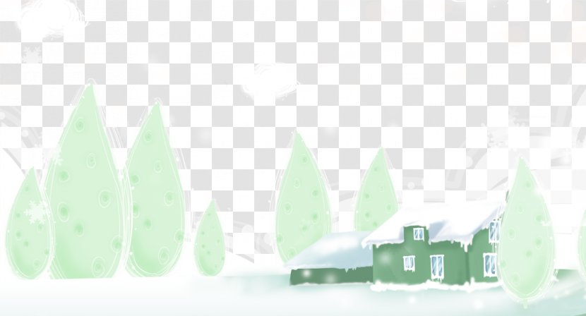Brand Wallpaper - Text - Cartoon Snow Tree Igloo Transparent PNG