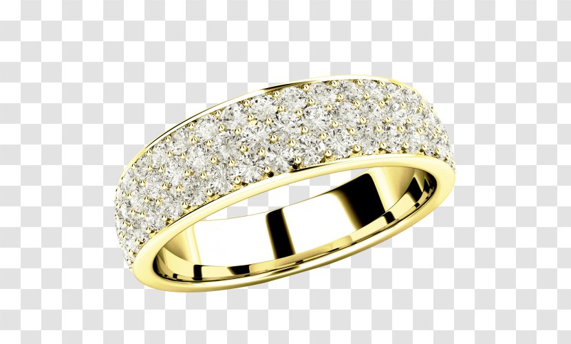 Eternity Ring Diamond Wedding Jewellery - Silver Transparent PNG