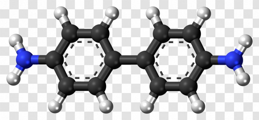 Molecule Benzidine Ball-and-stick Model Chemical Compound Hydroquinone - Body Jewelry Transparent PNG