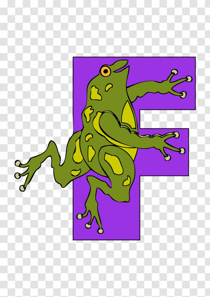 Tree Frog Green Clip Art - Purple Transparent PNG