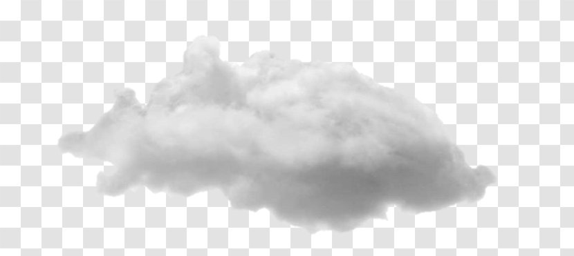 Clip Art Cloud Computing Image - Black And White - Aesthetic Clouds Transparent PNG
