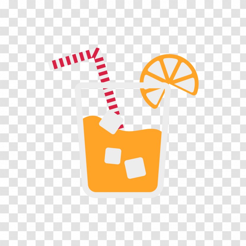 Ice Cream Orange Juice Cocktail Drink - Yellow - A Glass Of Transparent PNG