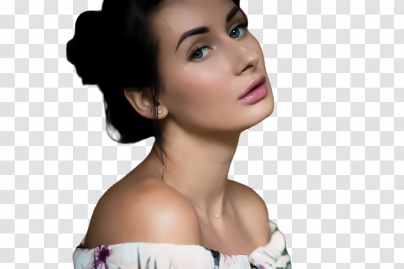 Hair Face Skin Chin Hairstyle - Forehead Nose Transparent PNG