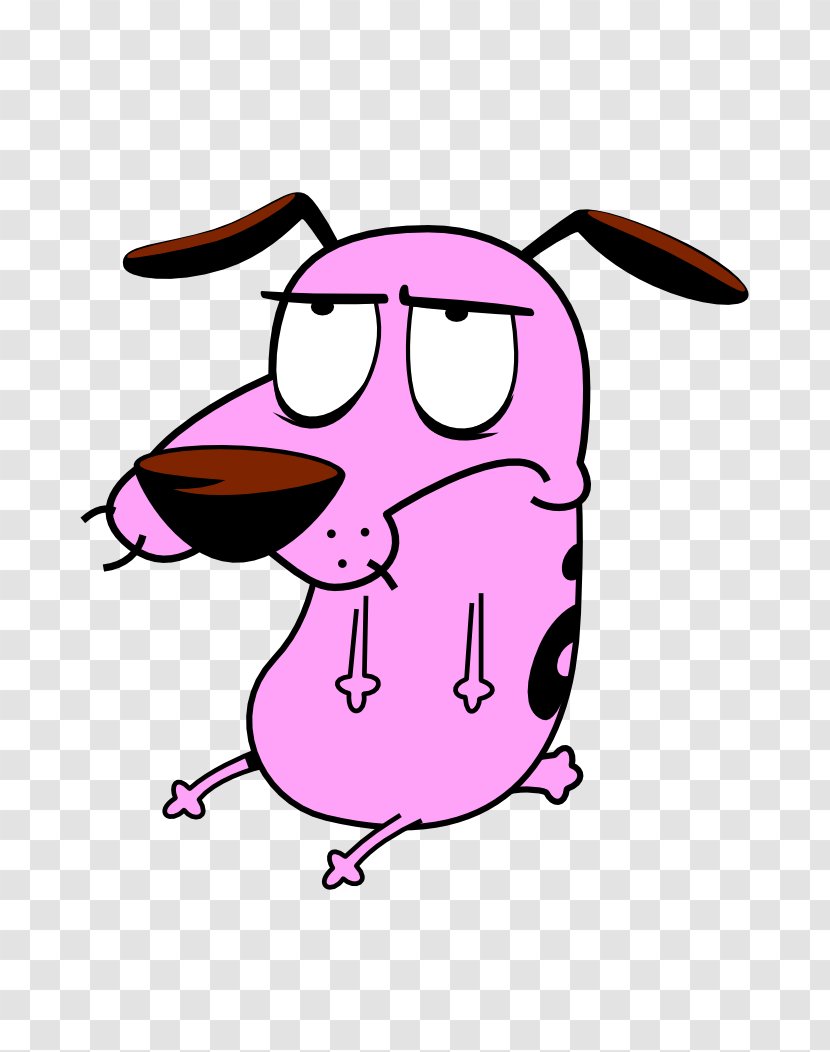 Courage Video Clip Art - Heart - The Cowardly Dog Transparent PNG