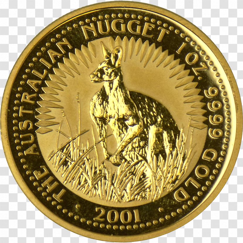 Gold Coin Australian Nugget - Money Transparent PNG