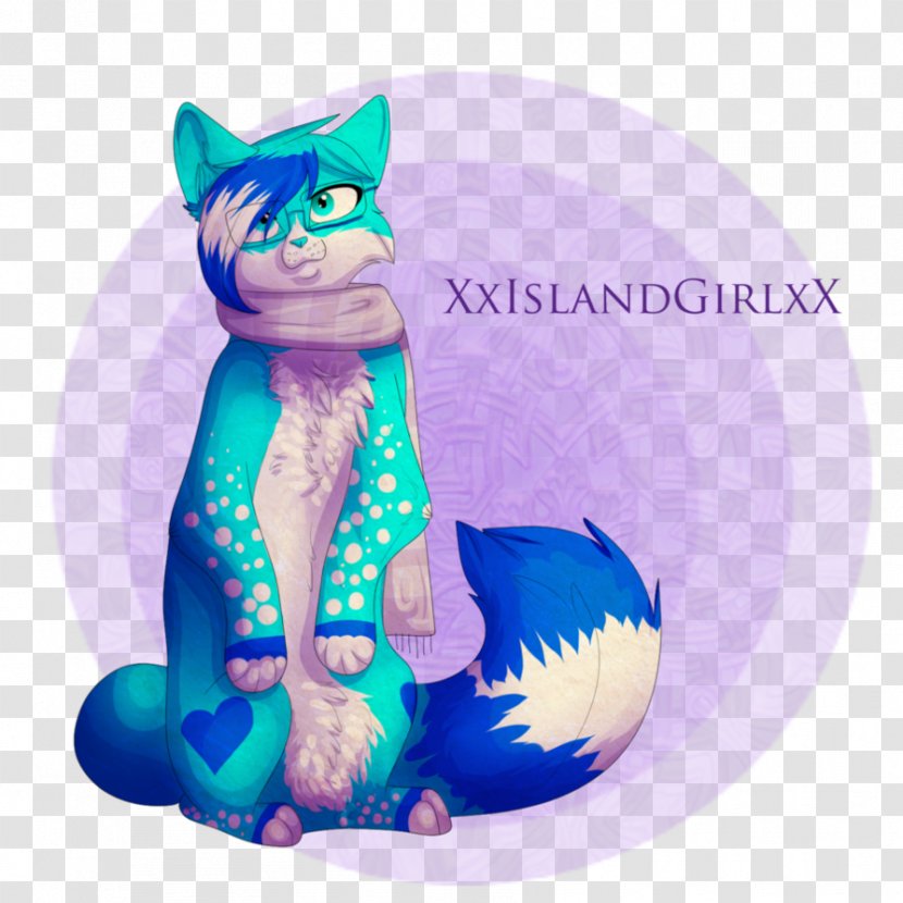 Whiskers Cat Purple Transparent PNG