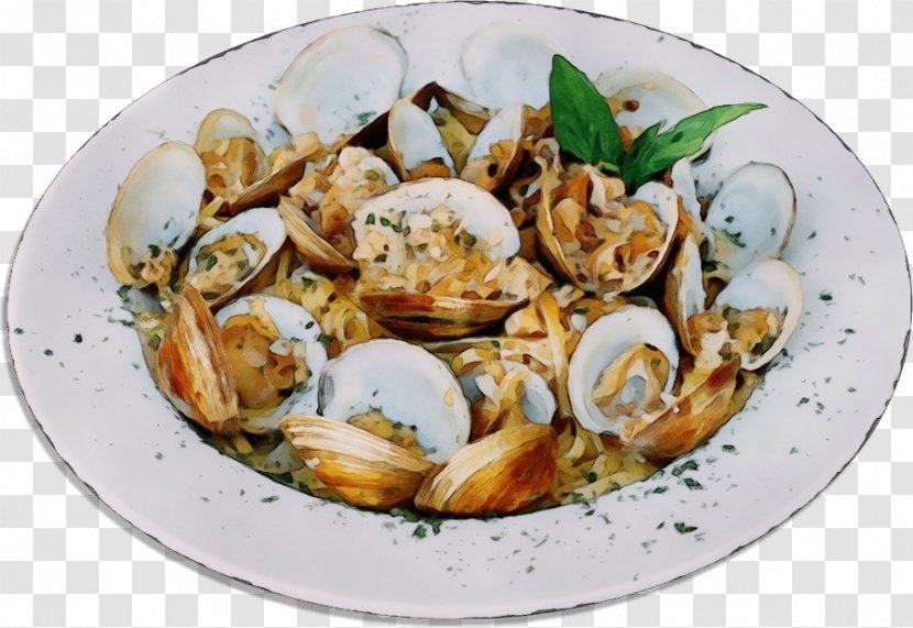 Dish Food Cuisine Clam Ingredient - Cockle Bivalve Transparent PNG