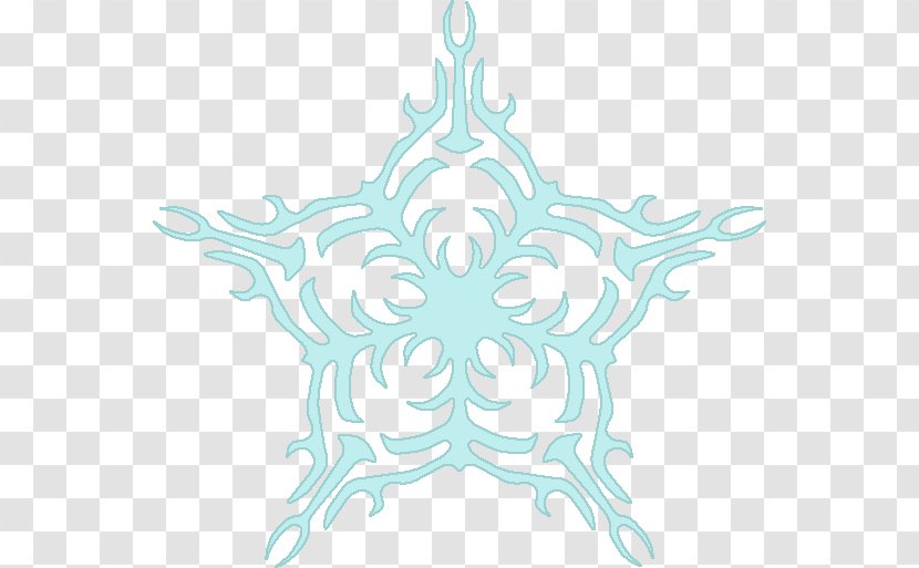 Visual Arts Symmetry Line Pattern - Beautiful Snowflake Transparent PNG