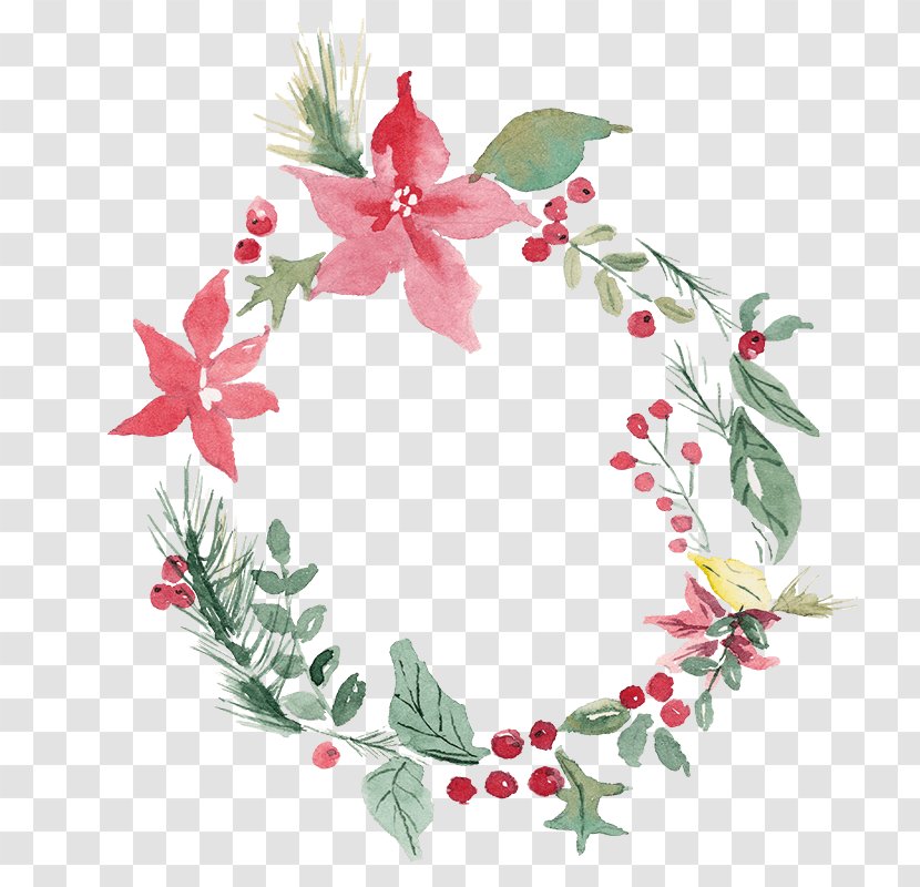 Wreath Image Design Christmas Day - Interior - Leaf Transparent PNG