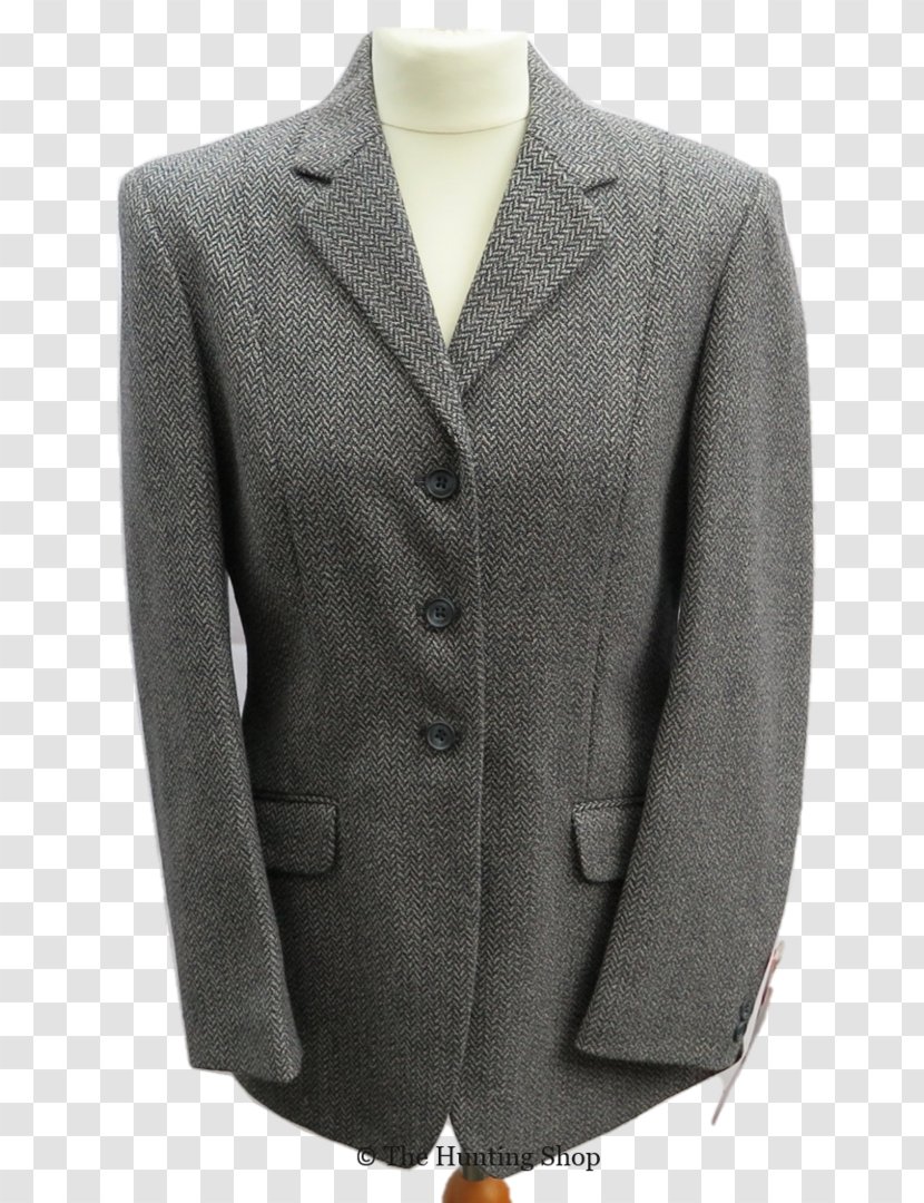 Blazer - Button - Tweed Transparent PNG