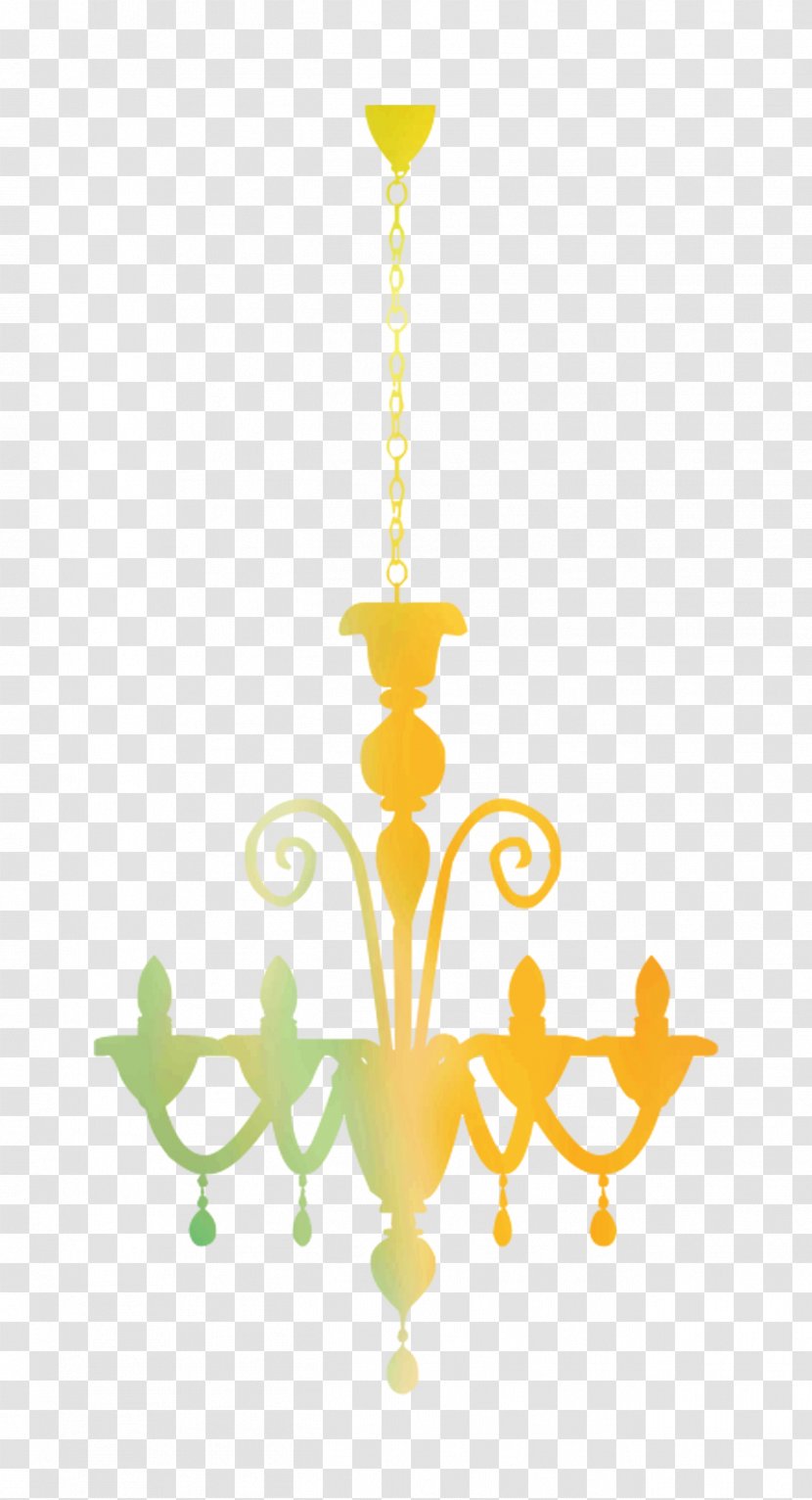 Chandelier Ceiling Fixture Product Candle Yellow - Interior Design - Light Transparent PNG