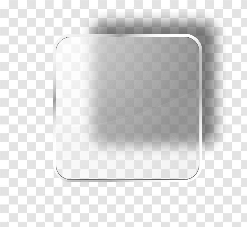 White Black Pattern - Monochrome Photography - Square Glass Label Metal Background Vector Material Transparent PNG