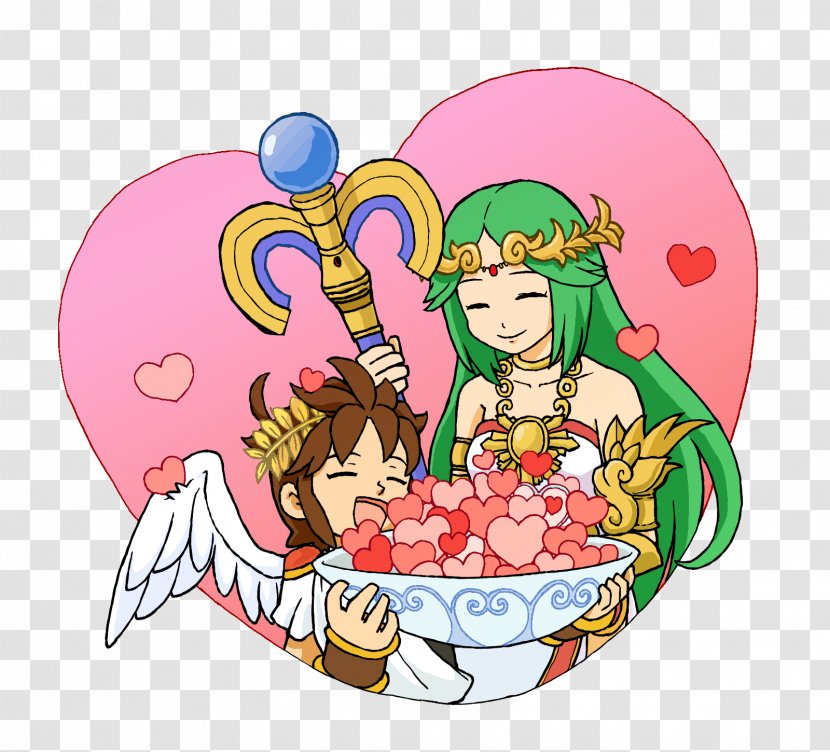 Kid Icarus: Uprising Super Smash Bros. For Nintendo 3DS And Wii U Pit Palutena - Cartoon - Taro Transparent PNG