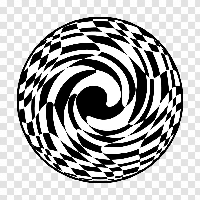 Spiral Font Pattern Animal Fahrenheit - Blackandwhite Transparent PNG
