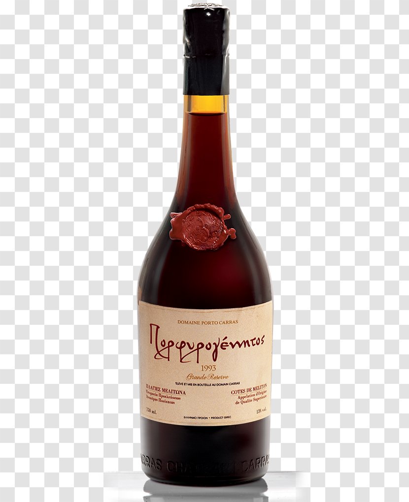 Liqueur Porto Carras Wine Cabernet Franc Sauvignon - Bottle Transparent PNG