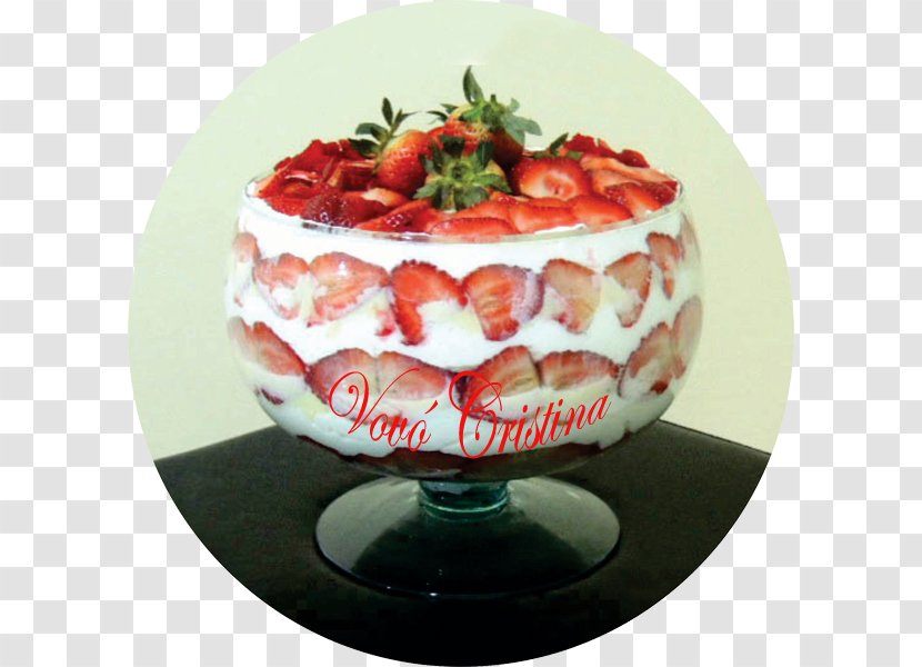 Chantilly Cream Strawberry Pie Torte Trifle Custard Transparent PNG