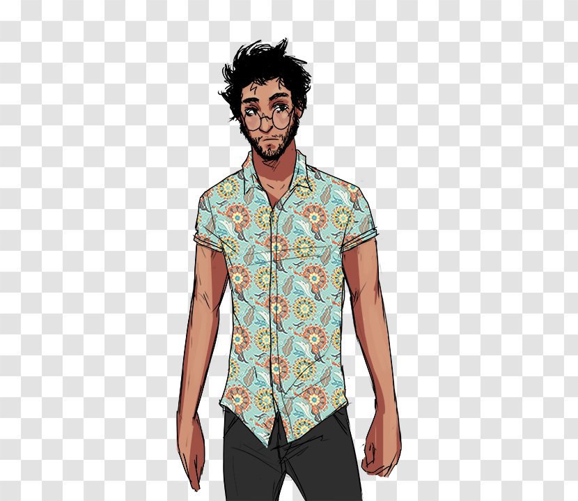 T-shirt Dress Shirt Neck Sleeve Pattern Transparent PNG