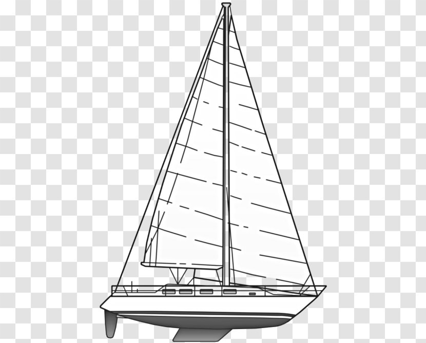 Sailing Yacht Cat-ketch Yawl - Schooner - Sailboat Transparent PNG