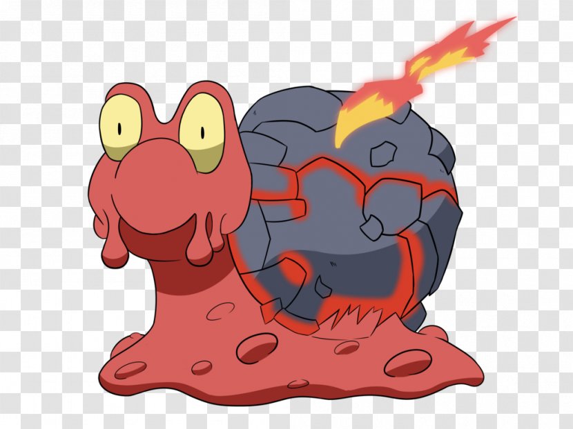 Magcargo Slugma Pokémon Clip Art - Cartoon - Pokemon Transparent PNG