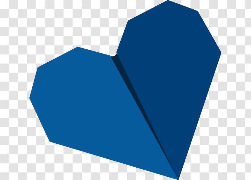 Paper Blue Icon - Desktop Environment - Heart Transparent PNG
