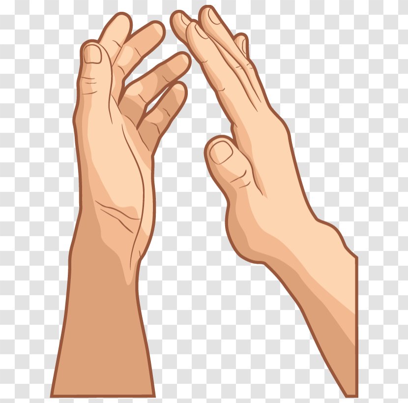 Clapping Applause Drawing Hand - Skin Transparent PNG