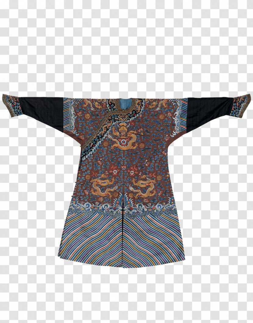 Qing Dynasty Manchu People Sleeve Eight Banners Clothing - Chinese Dragon - Dress Transparent PNG