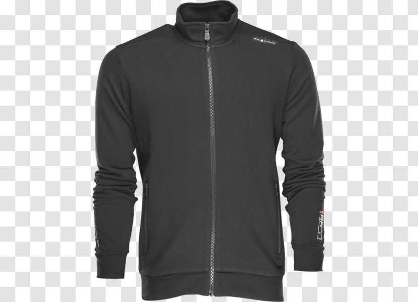 Hoodie Sleeve Jacket Coat Shirt - Black - Zipper Transparent PNG