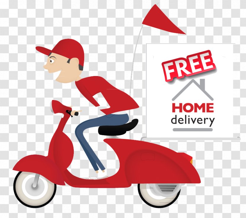 Take-out Pizza Delivery Clip Art - Mode Of Transport Transparent PNG