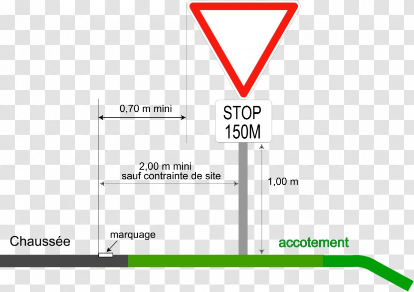 Traffic Sign Panneau De Signalisation Avancée Stop En France Panonceau Routière D'arrêt Et Stationnement Interdits - Area - Campagne Transparent PNG