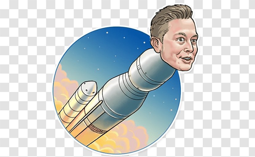 Elon Musk Clip Art Rocket Illustration - Human Behavior Transparent PNG