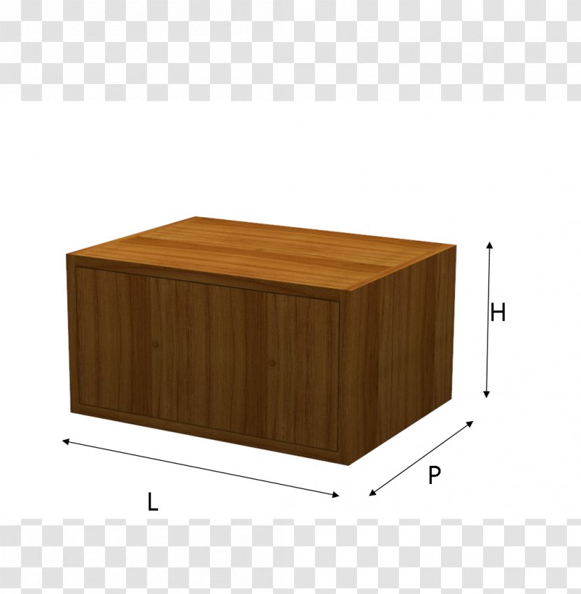 Rectangle Drawer Desk - Angle Transparent PNG