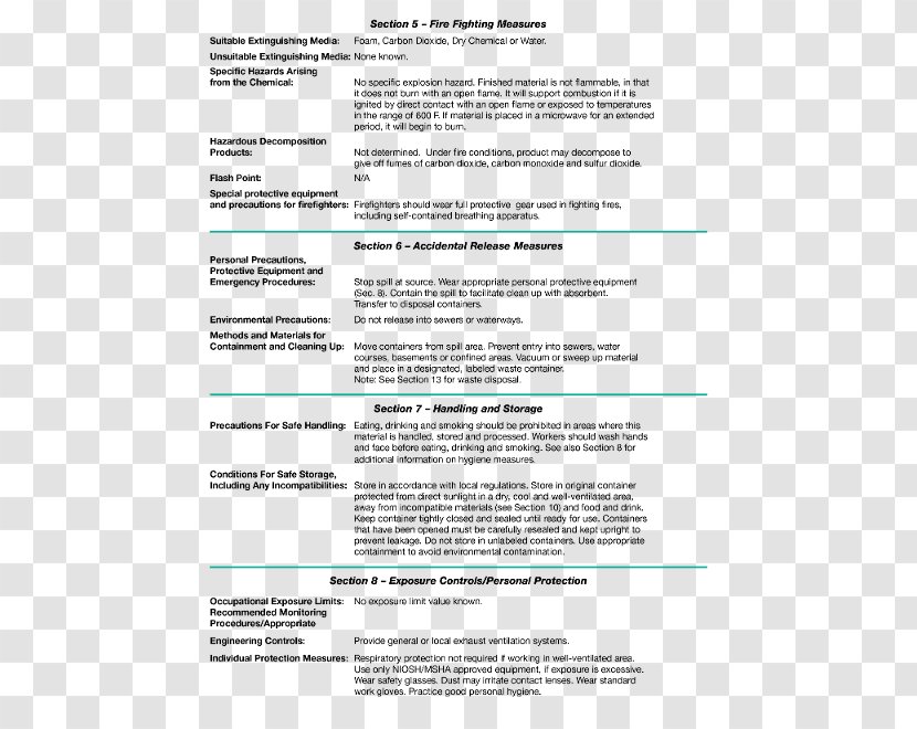 Document Line - Safety Data Sheet Transparent PNG