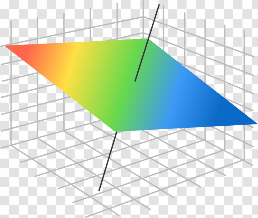 Line Angle Plane Three-dimensional Space Geometry - Mathematics Transparent PNG