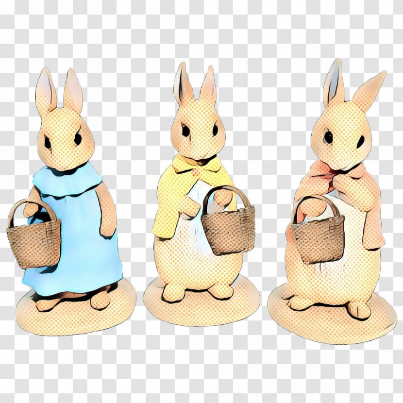 Easter Bunny Background - Animal Figure - Tail Hare Transparent PNG